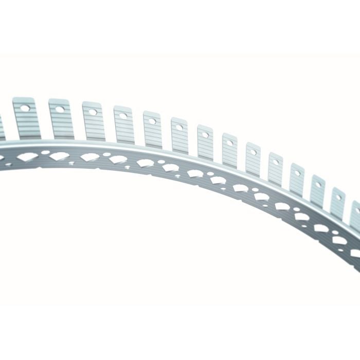 Thin Coat Arch Bead 3x24mm x 2.5m White PVCu