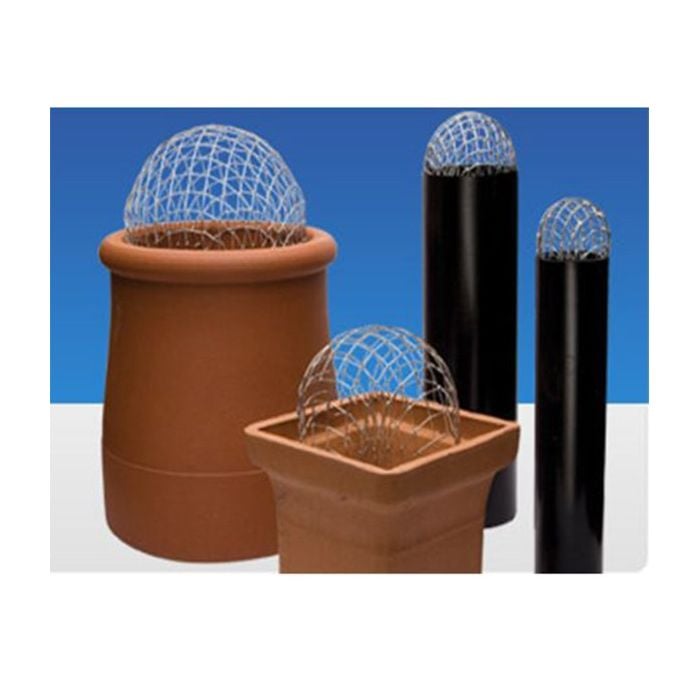 Wire Mesh Balloon Chimney Guard 100mm