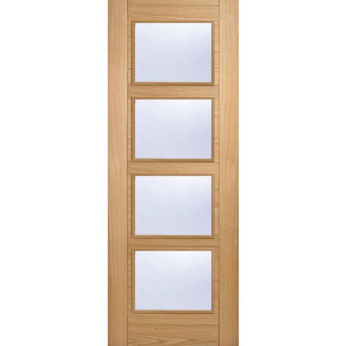 Vancouver Solid Core Internal Fire Door - Prefinished - 4L 2040 x 826mm Oak OVAN4LFC826