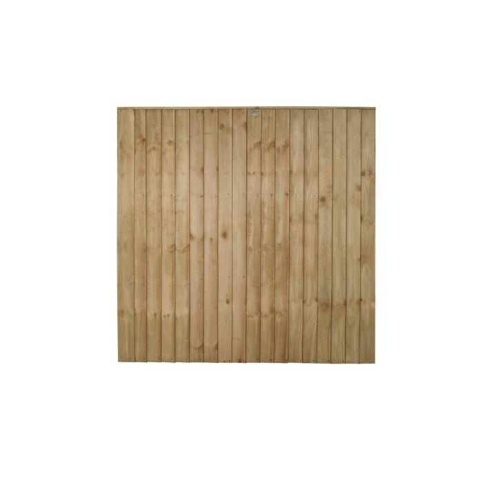 Forest Pressure Treated Closeboard Fence Panel 6ft x 6ft (1.83 x 1.83) - Pack of 5