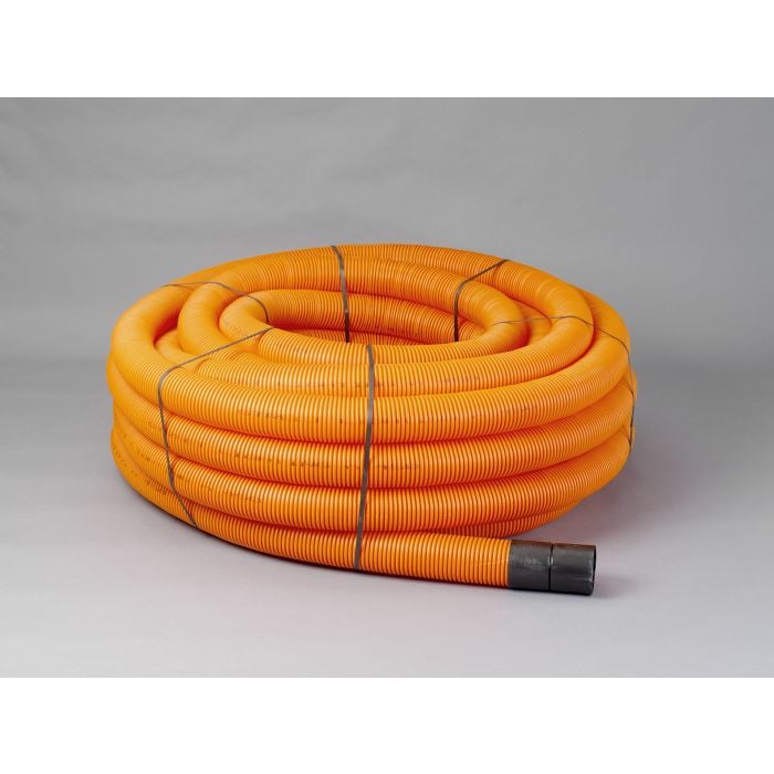 Naylor MetroDuct Twinwall Coiled Ducting (Traffic Signal) - 94/110mm x 50m - Orange