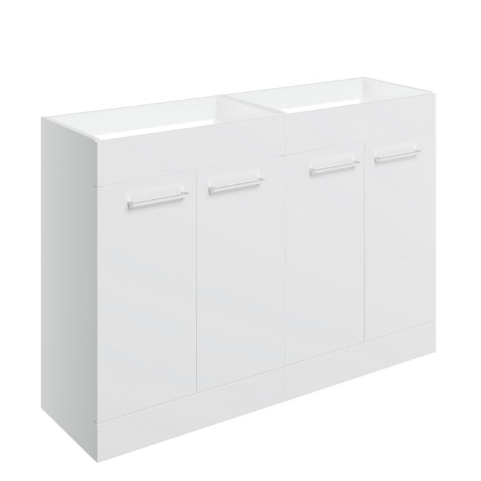 Helston Floor Standing 2 Door Basin Unit Run 1180mm (Top Not Included)