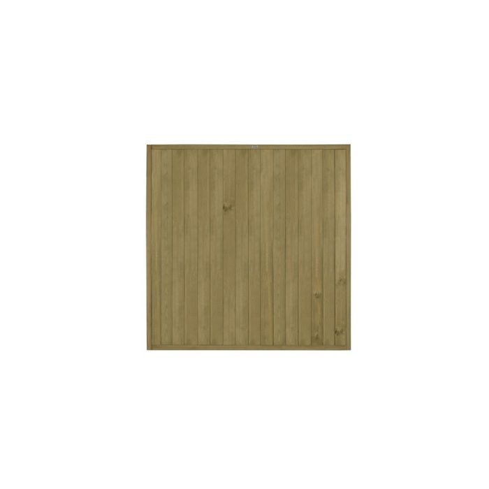 Forest Vertical T&G Fence Panel 6ft x 6ft (1.83m x 1.83m) Treated Timber (Pack of 3)