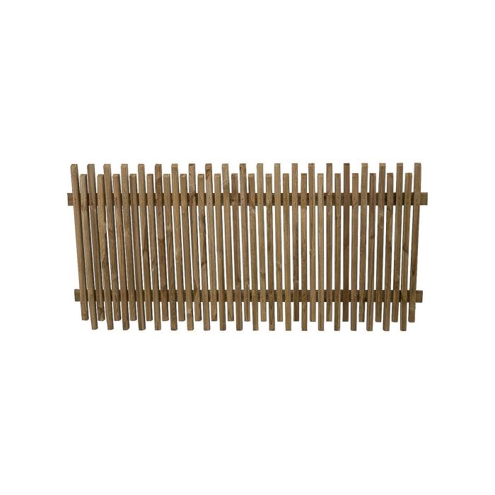 Forest Pressure Treated Contemporary Picket Fence Panel 6ft x 3ft (1.83m x 0.9m) - Pack of 4