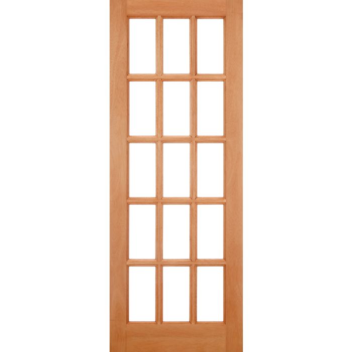 LPD SA 15L Unglazed Dowelled External Door 2032 x 813mm Unfinished Hardwood