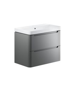 Stanton 2 Drawer Wall Hung Unit & Basin H662 x W805 x D460mm