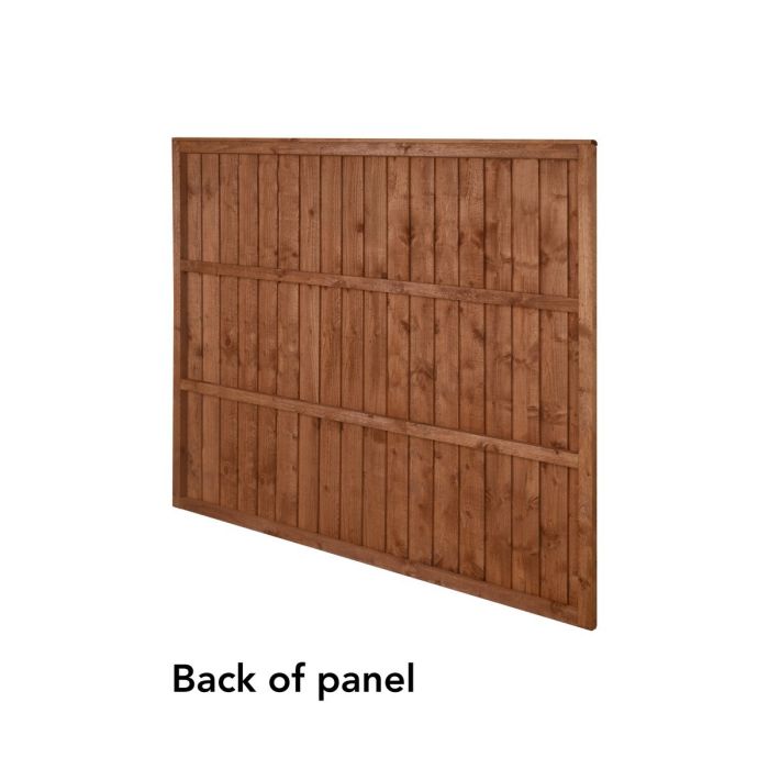 Forest Closeboard Fence Panel 6ft x 5ft (1.83m x 1.52m) - Pack of 4