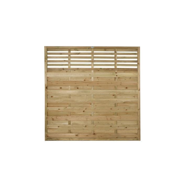 Forest Decorative Kyoto Fence Panel 1.8m x 1.8m Treated Timber (Pack of 3)