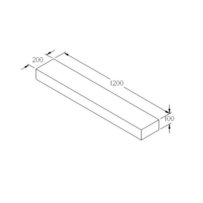 Forest Landscaping Sleeper 1.2m - Pack of 3