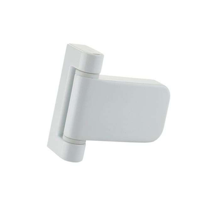 Crystal uPVC Open In Single Door (Left Hand) Half Glass/Half Panel 920 x 2090mm Clear - Grey External/White Internal