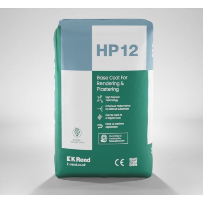 K-Rend HP12 Base Coat for Rendering & Plastering - 25kg bag