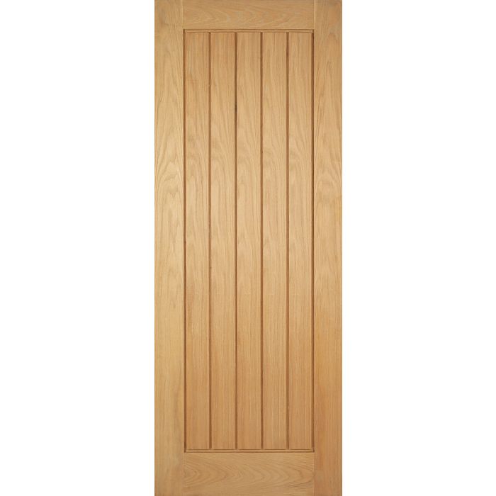 Mexicano Solid Core Internal Door - Prefinished - 1981 x 762mm Oak PFOMEX30