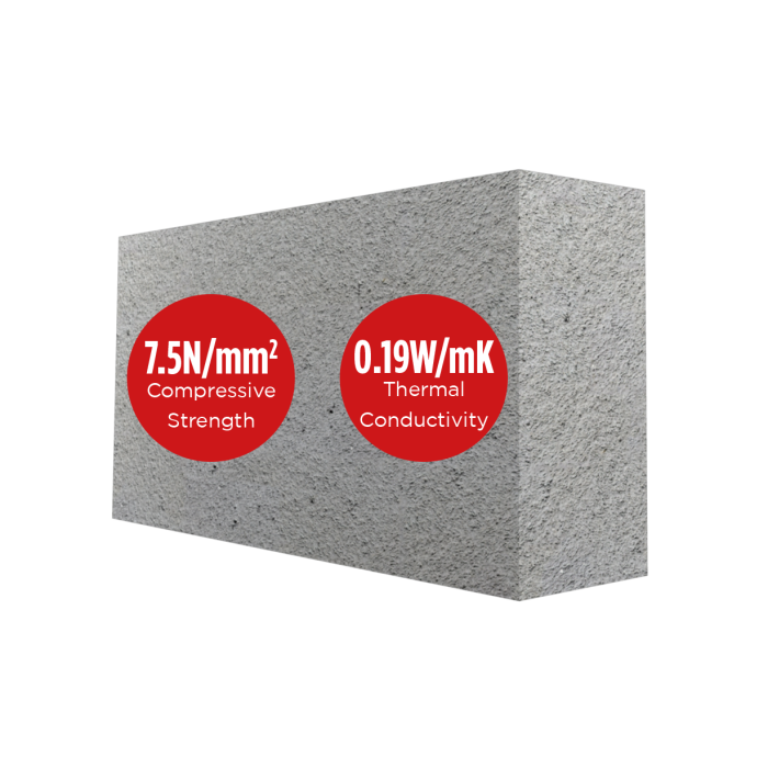 Mannok Seven Aircrete Block (B7) 440mm x 215mm x 100mm