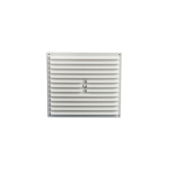 Timloc Internal Hit & Miss Grille Vent 9x9 White Plastic