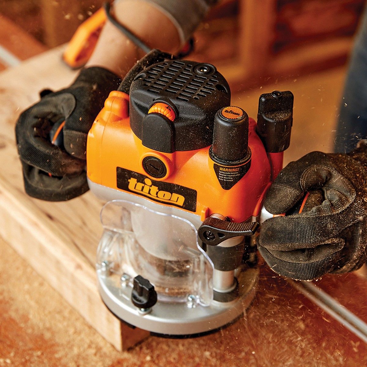 Triton 1400W Dual Mode Precision Plunge Router