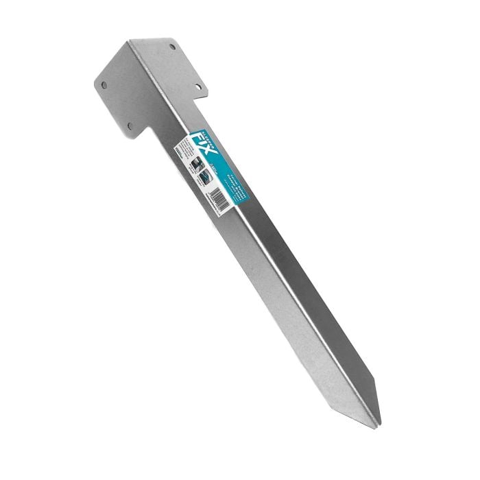 Railway Sleeper Bracket - Corner 435 x 90 x 45mm Galvanised Steel