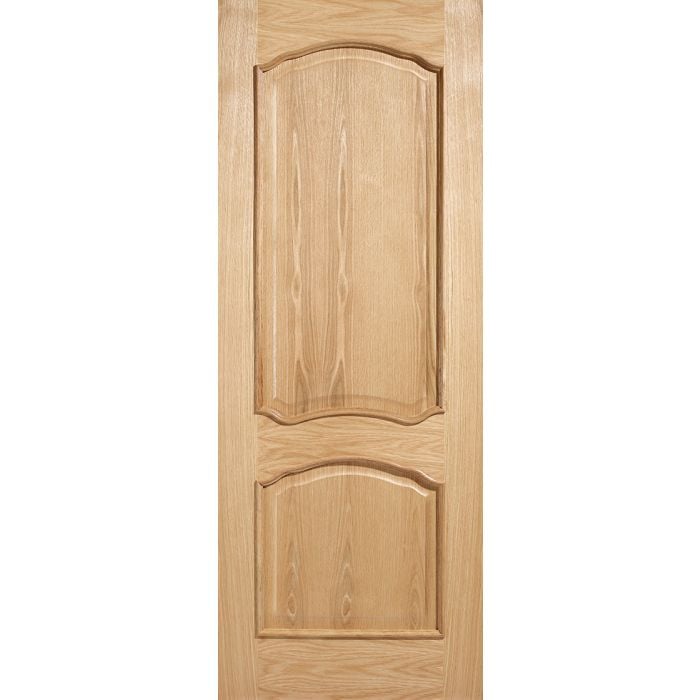 Louis Solid Core Internal Door - Unfinished - RM2S 1981 x 762mm Oak OLOURMS30