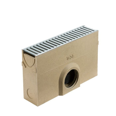 ACO Raindrain Sump Unit with Galvanised Steel Grating & Silt Bucket 0.5mtr