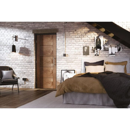 Vancouver Solid Core Internal Fire Door - Prefinished - 1981 x 838mm Walnut WALVANFC33