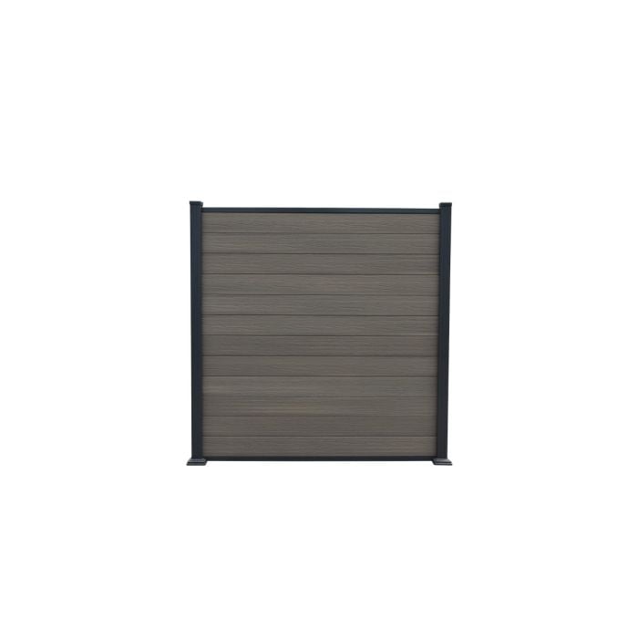 Piranha Bolt Down Composite Fence Kit 6ft - Antique Grey