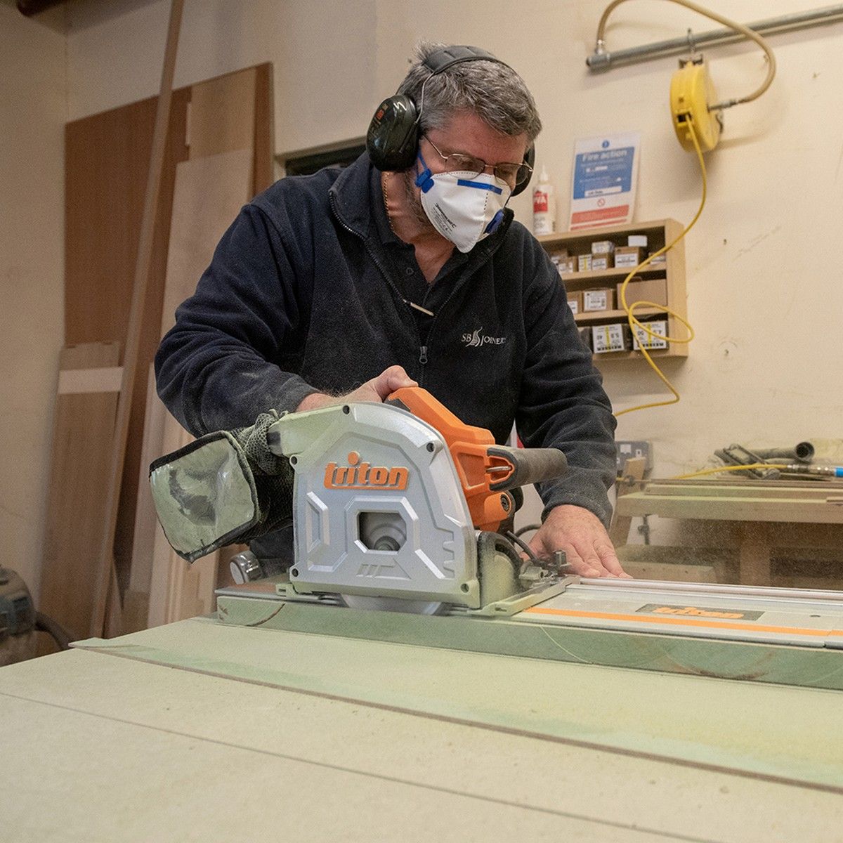 Triton 1400W Plunge Track Saw