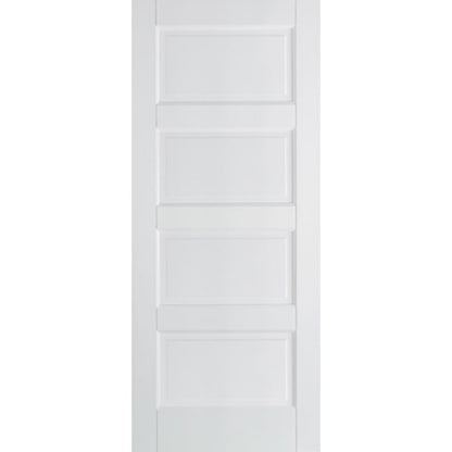 Contemporary Solid Core Internal Door - Primed - 4P 1981 x 686mm White WFCON4P27