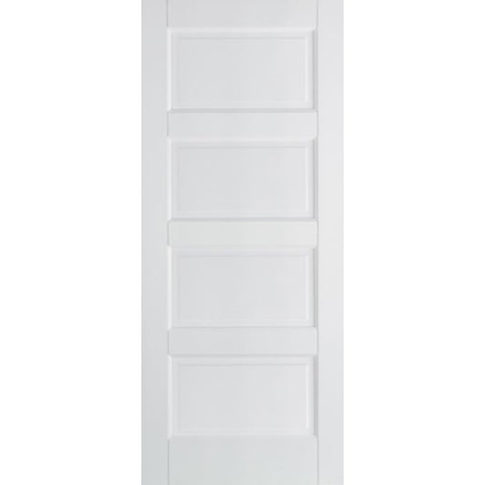 Contemporary Solid Core Internal Door - Primed - 4P 1981 x 686mm White WFCON4P27