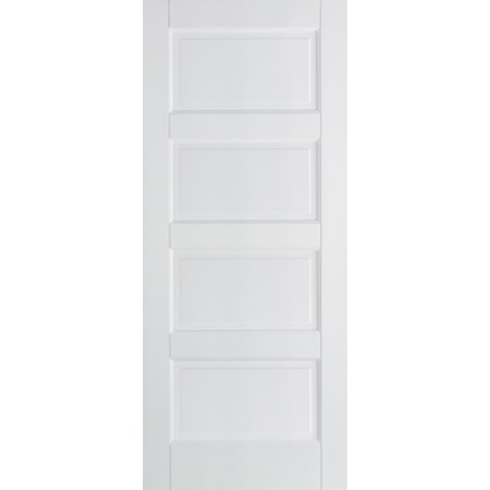 Contemporary Solid Core Internal Door - Primed - 4P 1981 x 686mm White WFCON4P27