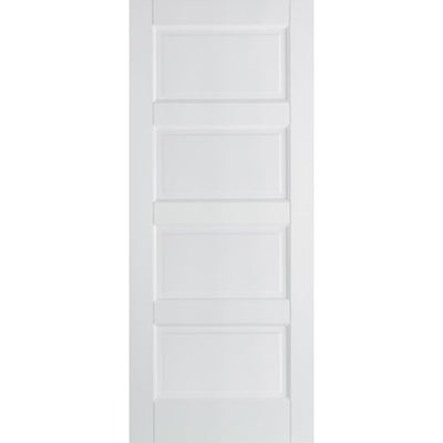Contemporary Solid Core Internal Door - Primed - 4P 1981 x 686mm White WFCON4P27