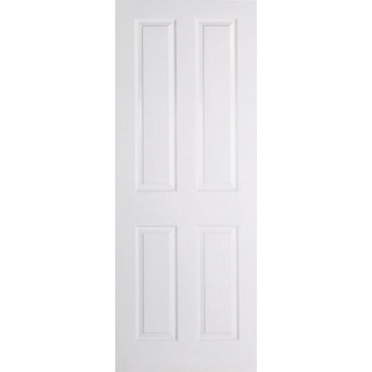 LPD Textured 4P Internal Fire Door 1981 x 762mm Primed White Composite