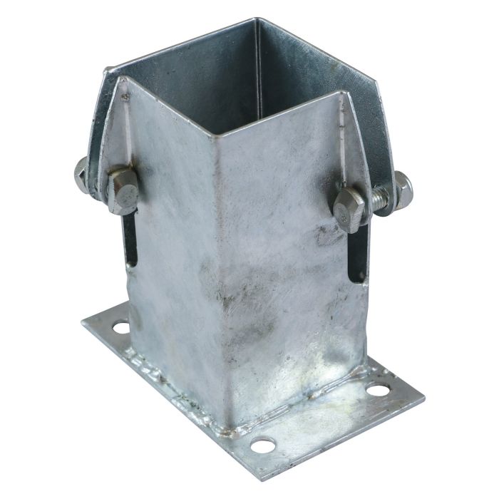 TIMco Taurus Bolt Secure Flush Fit Bolt Down Shoe 100mm Galvanised