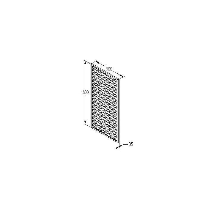 Forest Rosemore Lattice 180 x 90cm Treated Timber (Pack of 4)