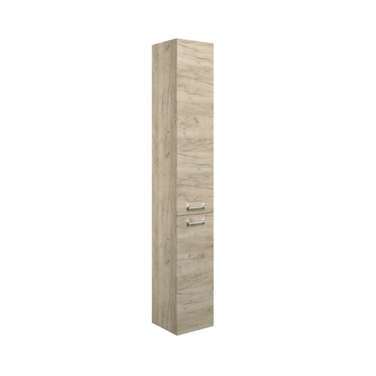 Helston Floor Standing 2 Door Tall Unit 350mm - Oak