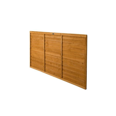 Forest Overlap Fence Panel 6ft x 4ft (1.83m x 1.22m) - Pack of 3