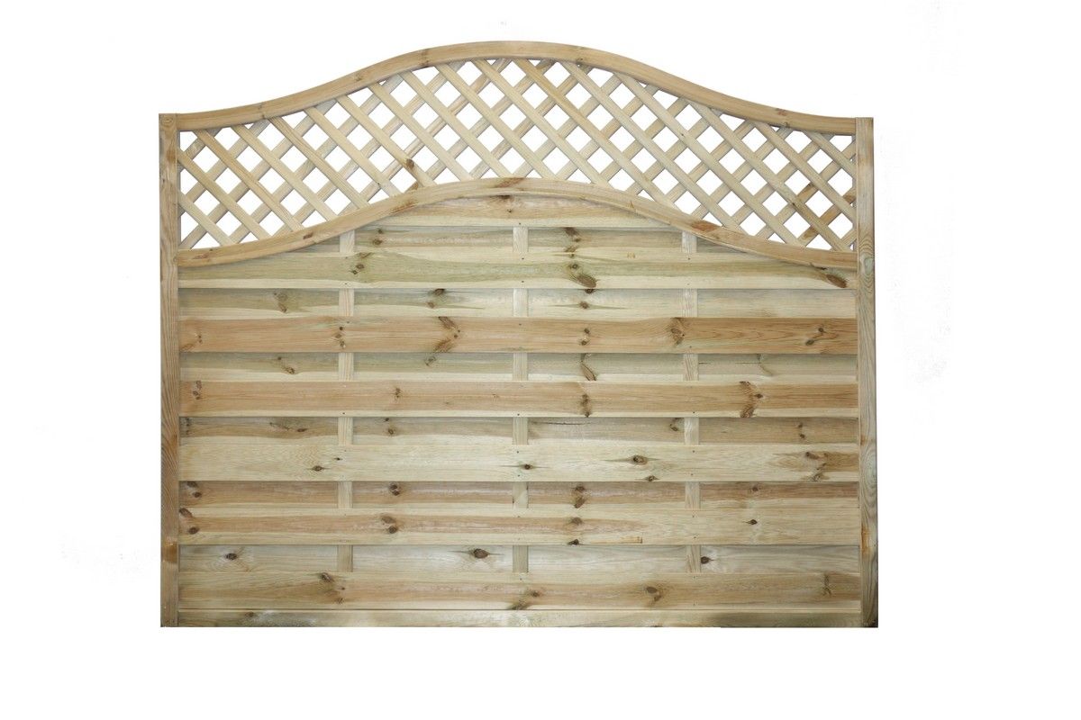 Tafs Pressure Treated Sussex Wave Fence Panel 1800 x 1200mm