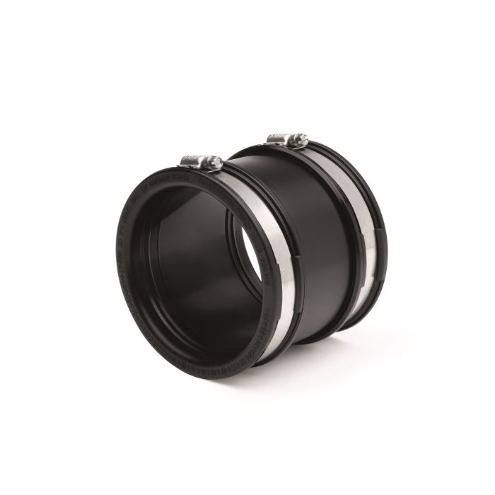 Mission MDC 165 Drain Coupling - 150mm-165mm - Black