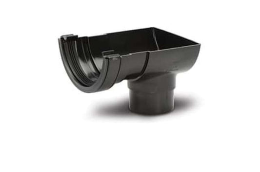 112mm Stop End Outlet Black – Durable & Reliable Gutter Accessory