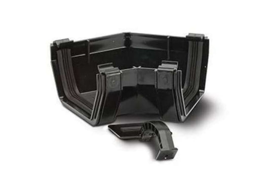 114mm Square Angle 135 Degree Black – Efficient Rainwater Direction