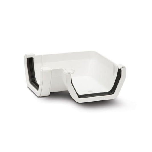 114mm Square Angle 90 Degree White – Efficient Rainwater Redirection
