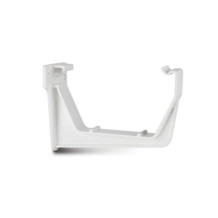 114mm Square Fascia Bracket White – Strong and Reliable Gutter Support