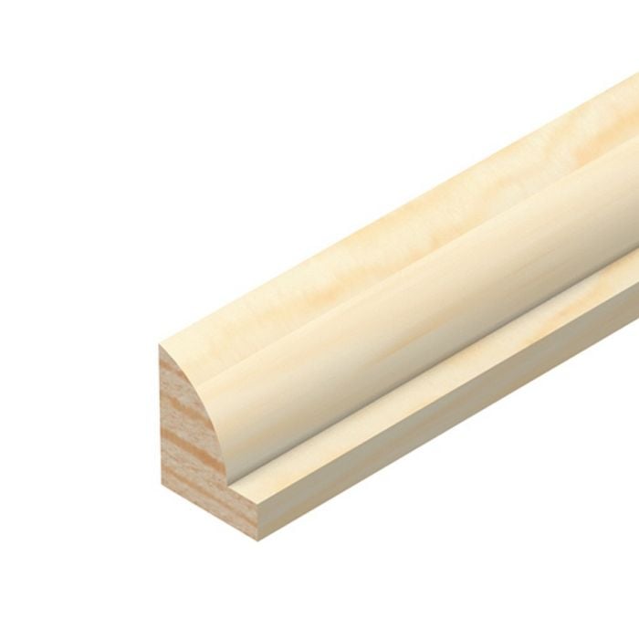 Ovolo Glass Bead - Pine - 15 x 12mm x 2.4m
