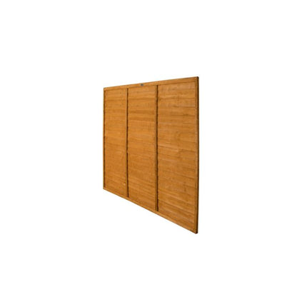 Forest Overlap Fence Panel 6ft x 6ft (1.83m x 1.83m) - Pack of 3