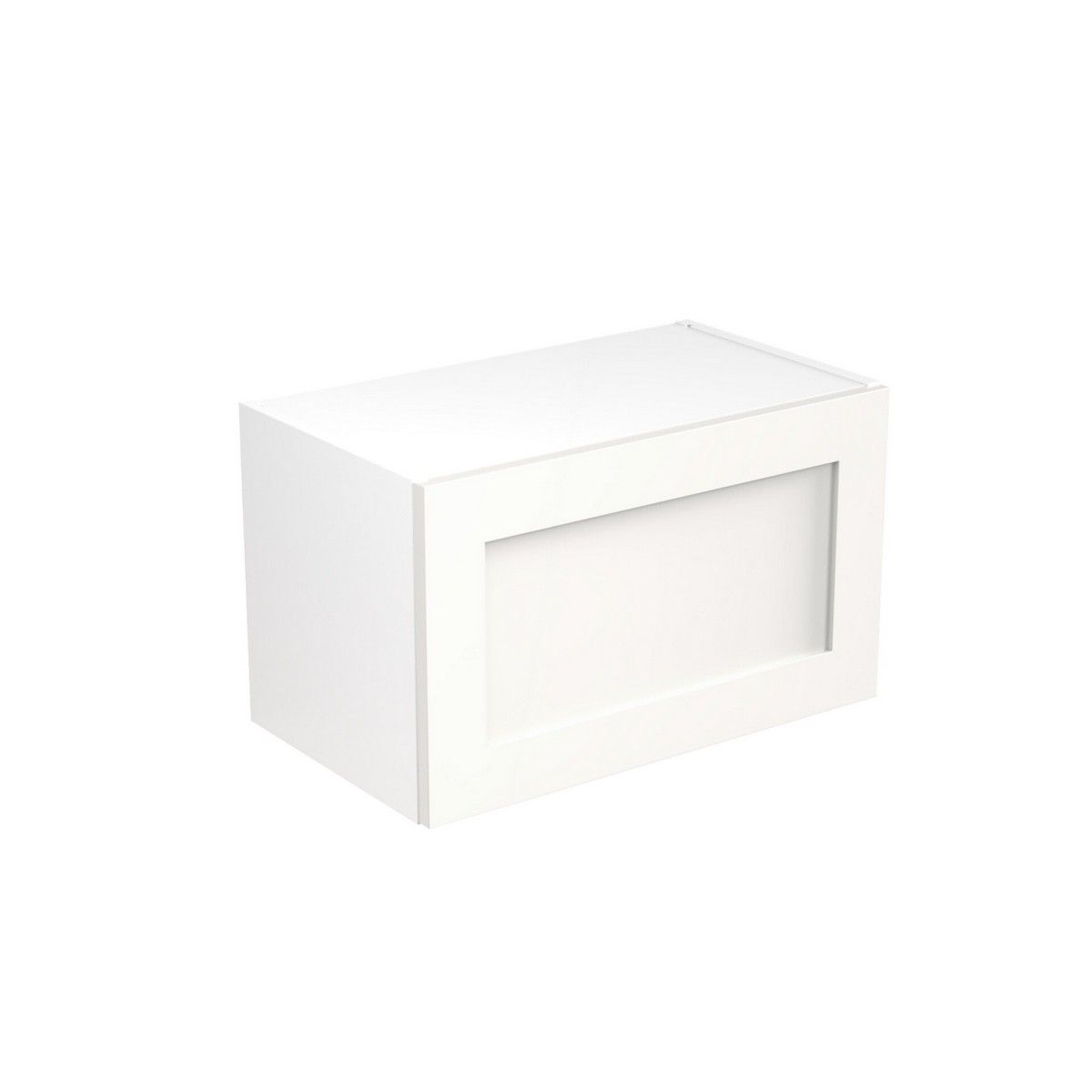 KitchenKit Flatpack Shaker Bridging Wall Cabinet 600mm - Ultra Matt White