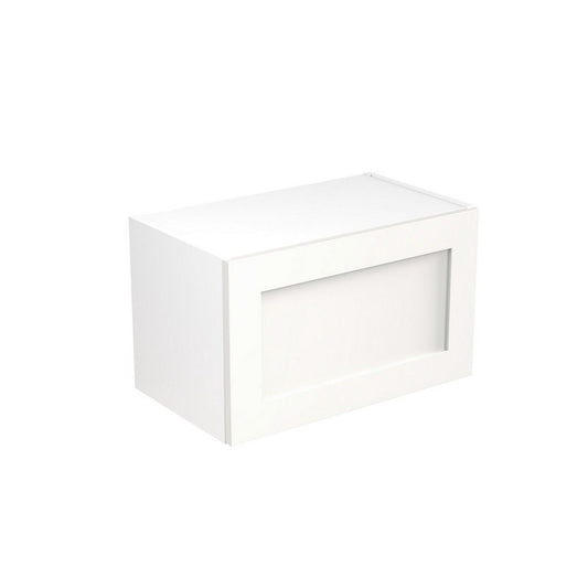 KitchenKit Flatpack Shaker Bridging Wall Cabinet 600mm - Ultra Matt White
