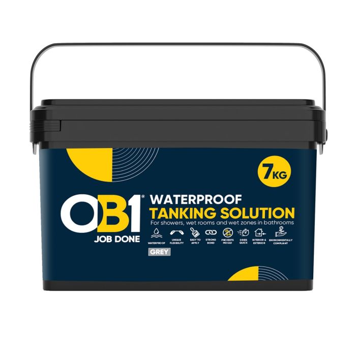 OB1 Waterproof Tanking Solution 7kg - Grey