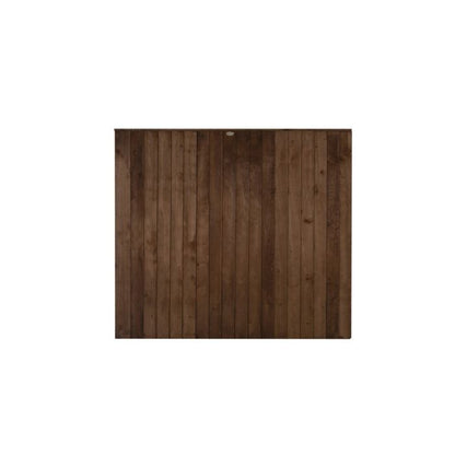 Forest Pressure Treated Closeboard Fence Panel 6ft x 5ft (1.83m x 1.52m) Brown - Pack of 4