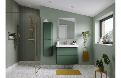 Stanton 550mm Floor Standing WC Unit - Matt Sage Green