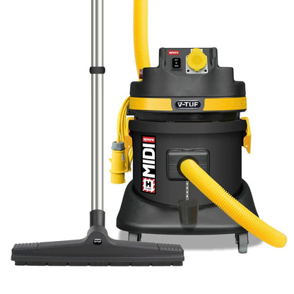 V-TUF MIDI SYNCRO H-CLASS Industrial Wet & Dry Vacuum 110v - MIDI S110
