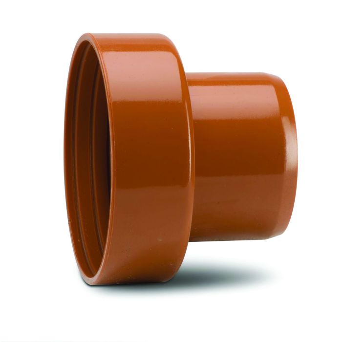 Polypipe 110mm Clay/Cast Iron Adaptor to Spigot - Terracotta - UG463