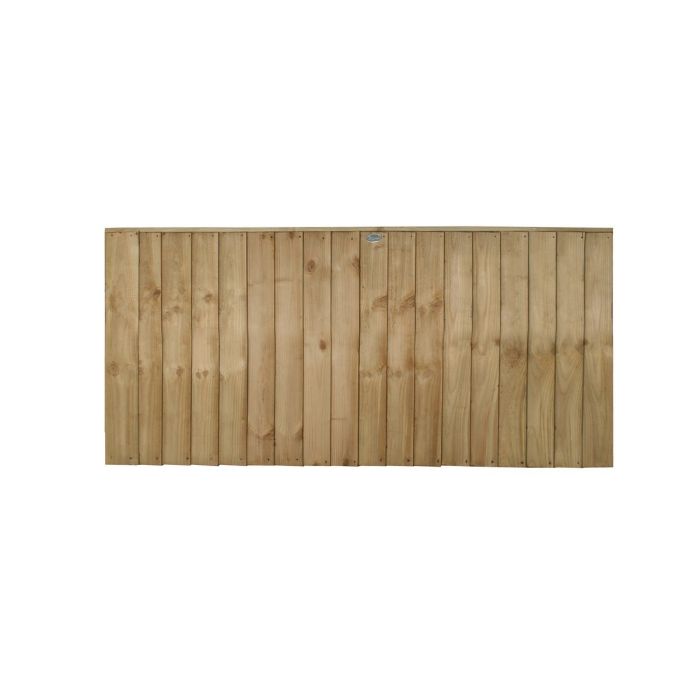 Forest Pressure Treated Closeboard Fence Panel 6ft x 3ft (1.83m x 0.92m) - Pack of 5